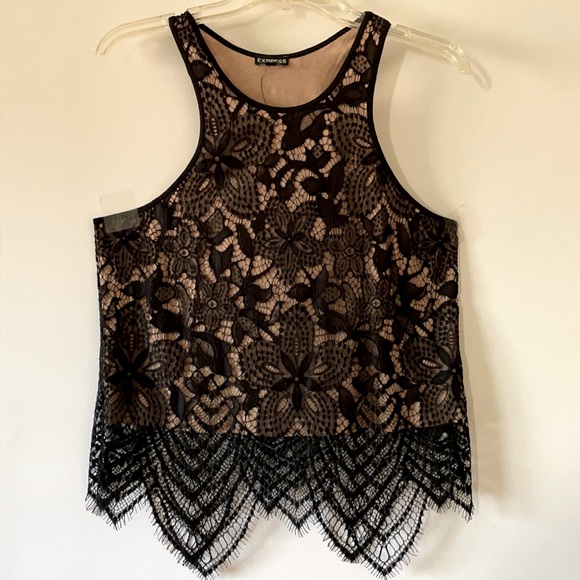 Express Tops - NWT Express lace tank top